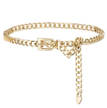 Women's Multi-Layer Metal Chain Belt