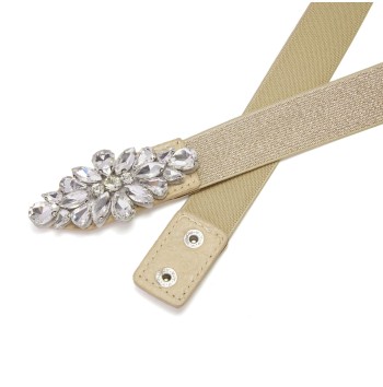 Women's Fashion Rhinestone Decorated Belt