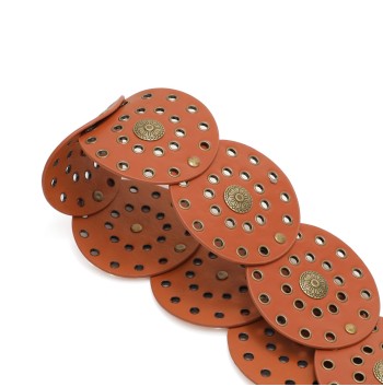 Women's Western Disc Denim Belt