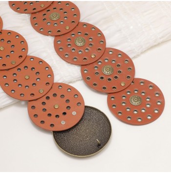 Women's Western Disc Denim Belt