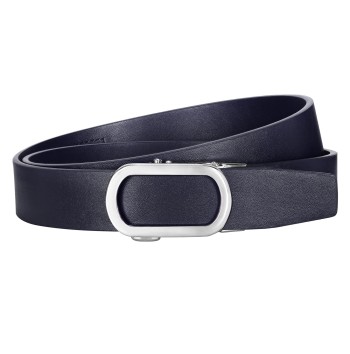 Women's Black Ratchet Belt with Gold Buckle